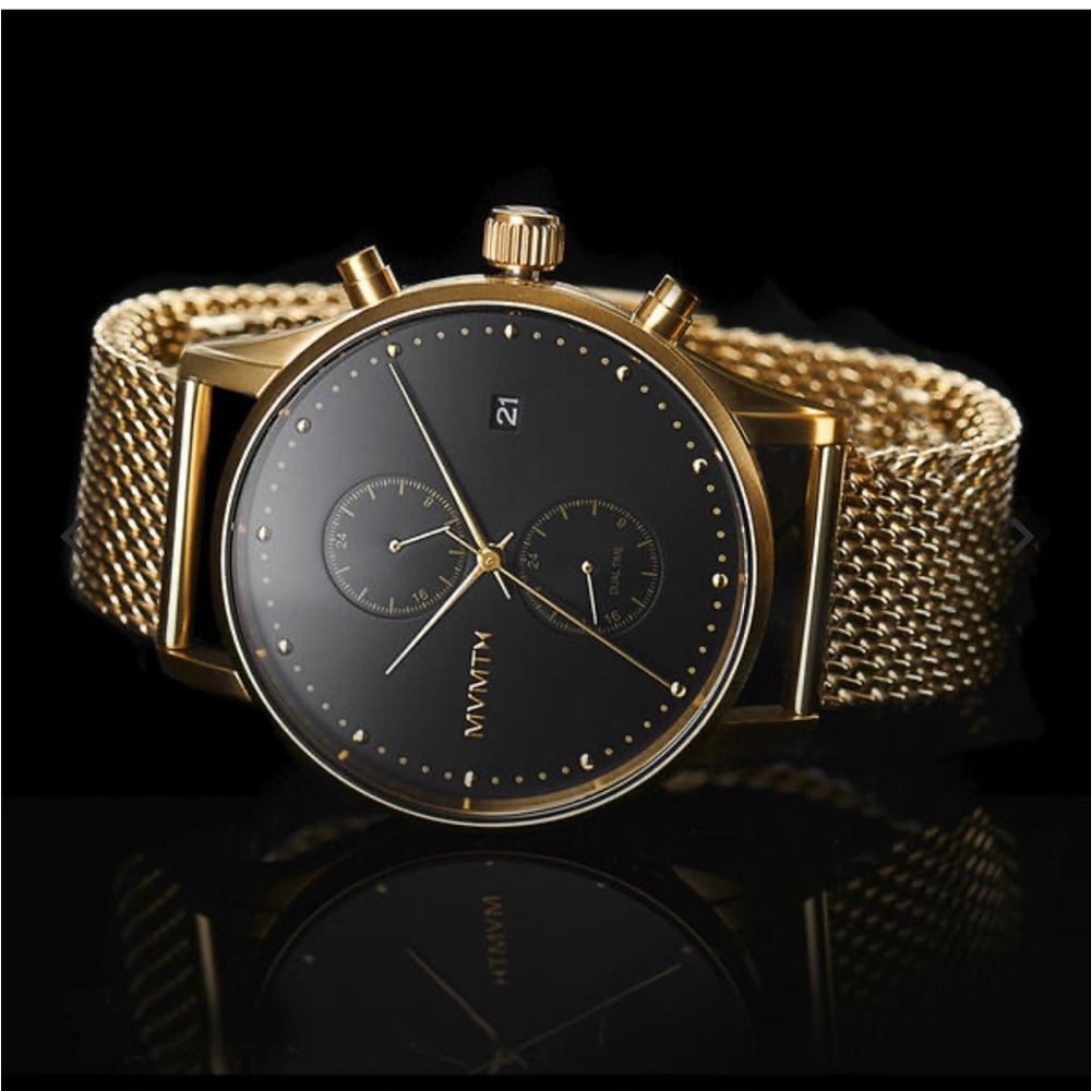 Gold MVMT Watch - worn once!